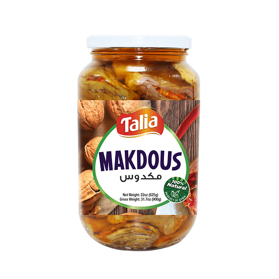 Makdous Eggplant Stuffed With Walnuts Talia Foods