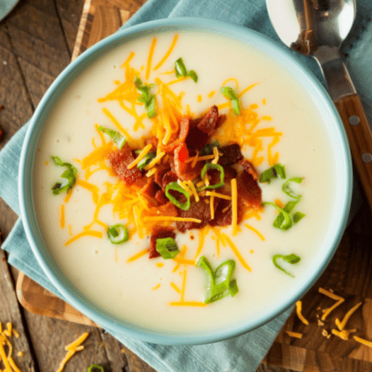 Recipe: Vegan Loaded Baked Potato Soup