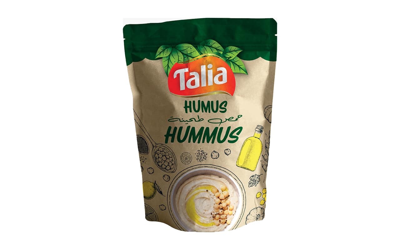 TALIA Hummus Tahina Pouch 14.1oz/400g x 16 MEA IMPORTS